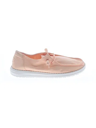 Pre-owned Hey Dude Sneakers In Orange
