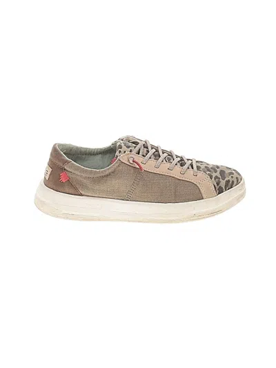 Pre-owned Hey Dude Sneakers In Tan