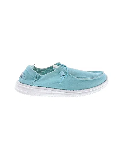 Pre-owned Hey Dude Sneakers In Teal