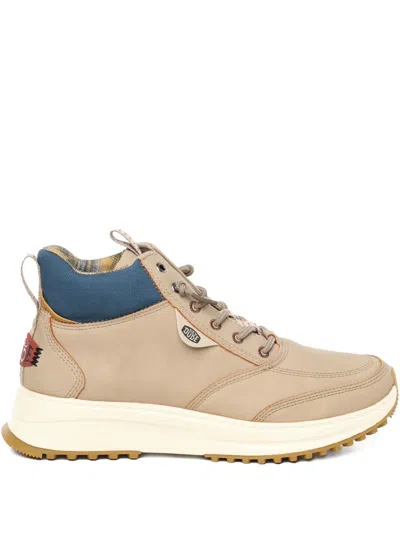 Hey Dude Tahoe Lace-up Hiking Boots In Neutral
