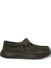 Hey Dude Wally Comf Suede Boots In Green
