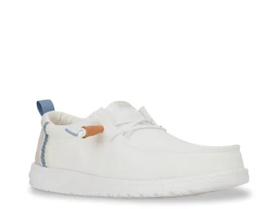Hey Dude Wally Craft Linen Slipon In White