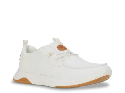 Hey Dude Wally Drift Mesh Boat Shoe In White
