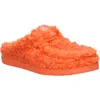Hey Dude Wally Faux Shearling Slipper In Orange
