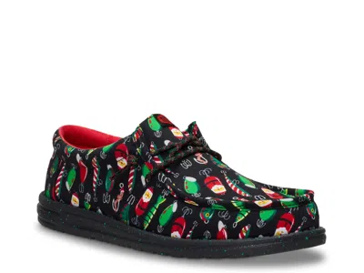 Hey Dude Wally Fishmas Cheers Slip On In Black