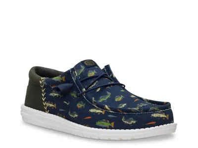 Hey Dude Wally Funk Fishing Slipon In Blue