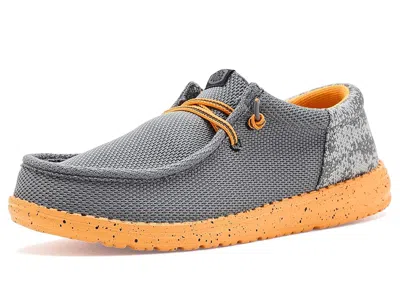 Hey Dude Wally Funk Gradient Mesh (little Kid/big Kid) Boys Shoes Grey/multi: 13 Little Kid M In Gray