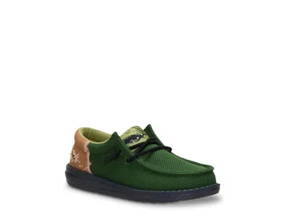 Hey Dude Wally Funk Hulk Slipon Kids' In Dark Green
