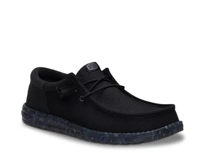 Hey Dude Wally Funk Mesh Field Camo Slipon In Black