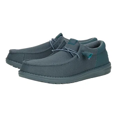 HEY DUDE WALLY FUNK MONO 40011-1RU MEN DARK SLATE SLIP ON CASUAL SHOES RHS4590