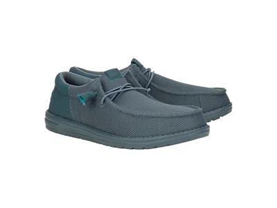 Hey Dude Wally Funk Mono Slip-on Casual Shoes Shoes Dark Slate : Eu 36 (us In Gray