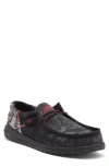 Hey Dude Wally Funk Slip-on Shoe In Back In Black
