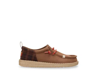 Hey Dude Wally Funk Slipon Kids' In Dark Brown