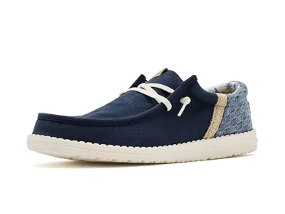 Hey Dude Wally Funk Summer Stitch In Blue