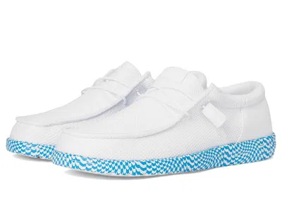 Hey Dude Wally Funk Warped Geo In White