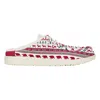 Hey Dude Wally Holiday Print - Slip Warmth White / Red 41973-119 Men's In Multi