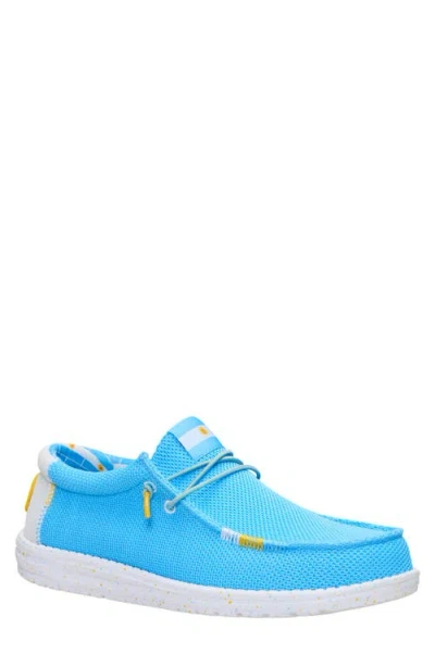 Hey Dude Wally Argentina Slipon In Blue