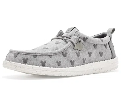 Hey Dude Wally Mickey Jersey Men's Sandals Grey/multi: 13 M In Gray