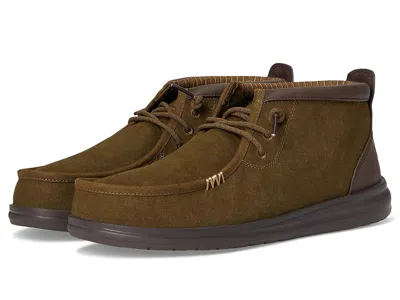 Hey Dude Wally Mid Gripr Vin Classic In Brown