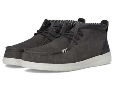 Hey Dude Wally Mid Gripr Vin Classic In Black