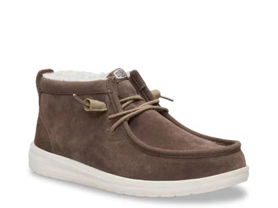 Hey Dude Wally Mid Gripr Warmth Boot In Brown