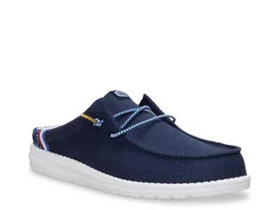 Hey Dude Wally Slip Americana Slipon In Blue