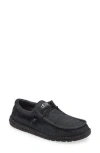 Hey Dude Wally Slip-on In Opal Black/black