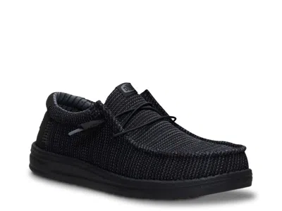 Hey Dude Wally Slipon In Black