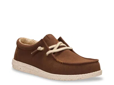 Hey Dude Wally Slipon In Brown