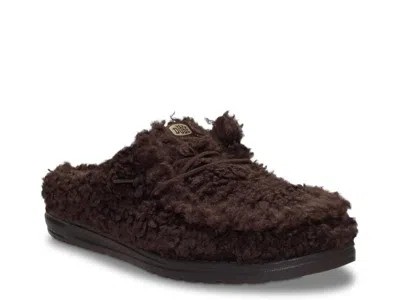 Hey Dude Wally Slipper In Brown