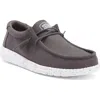 Hey Dude Wally Slub Canvas Slip-on Shoe