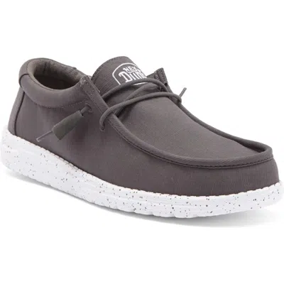 Hey Dude Wally Slub Canvas Slip-on Shoe