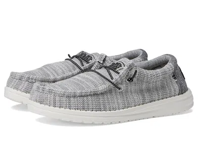 Hey Dude Wally Stretch (little Kid/big Kid) Boy's Shoes Yin Yang : 6 Big Kid M, Textile