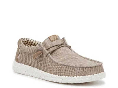 Hey Dude Wally Stretch Mesh Slipon In Brown