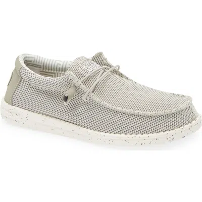 Hey Dude Wally Stretch Slip-on Shoe In Ash