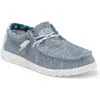 Hey Dude Wally Stretch Slip-on Shoe In Grey