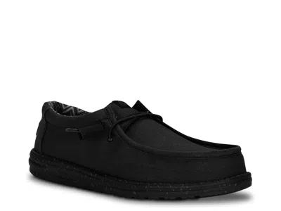 Hey Dude Wide Width Wally Work Ce Slipon In Black | ModeSens