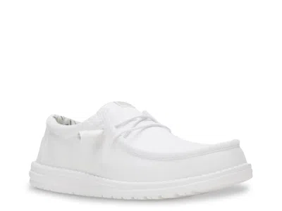 Hey Dude Wally Stretch Slipon In White