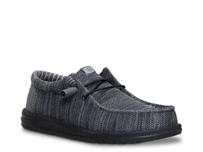 Hey Dude Wally Stretch Sox Slipon In Gray
