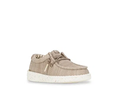 Hey Dude Wally Stretch Sox Slipon Kids' In Walnut Brown