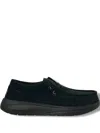 Hey Dude Wally Suede Desert Boots In Black