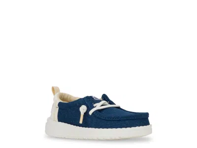 Hey Dude Wally Summer Sargasso Slipon Kids' In Navy