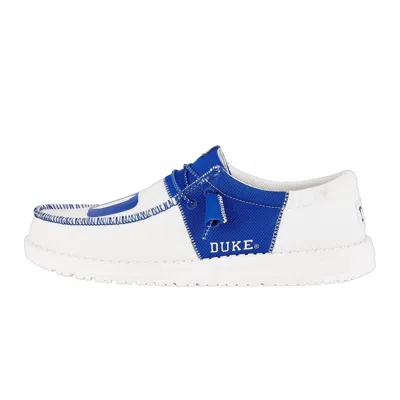 Hey Dude Wally Tri Duke 42764-4a1 Men's Blue White Moc Toe Slip-on Shoes Shop672
