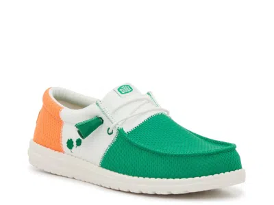 Hey Dude Wally Tri St. Patrick's Day Slipon In Multi