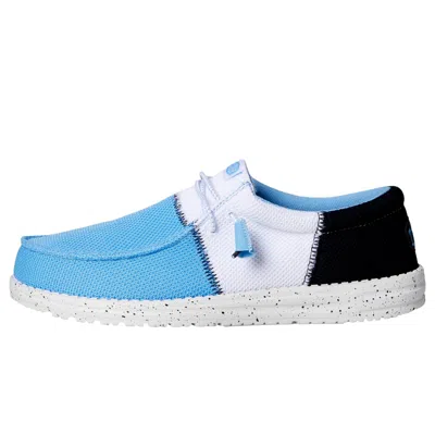 Hey Dude Wally Tri Varsity Mesh Sky Blue / White 42640-4aj Men's