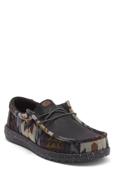 Hey Dude Wally Walls Banjo Sneaker In Multi