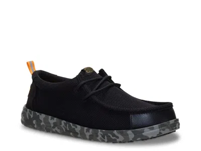 Hey Dude Wally Work Slipon In Black
