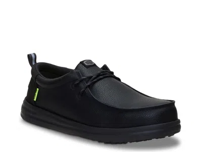 Hey Dude Wally Work Slipon In Black