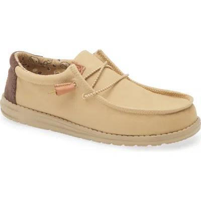 Hey Dude Wally Workwear Sneaker In Tan