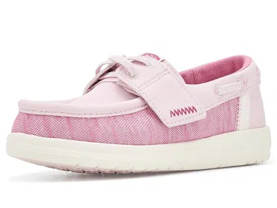 Hey Dude Wells Classic Kid's Shoes Pink: 5 Toddler M